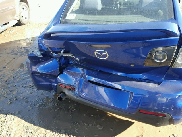 JM1BK123571653105 - 2007 MAZDA 3 S BLUE photo 9