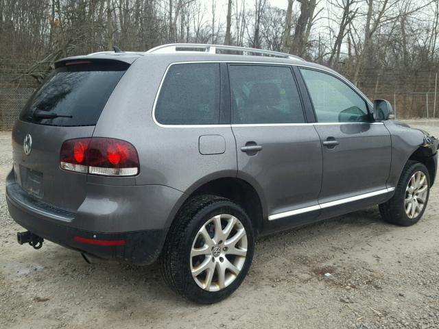 WVGBE77L68D007019 - 2008 VOLKSWAGEN TOUAREG 2 GRAY photo 4