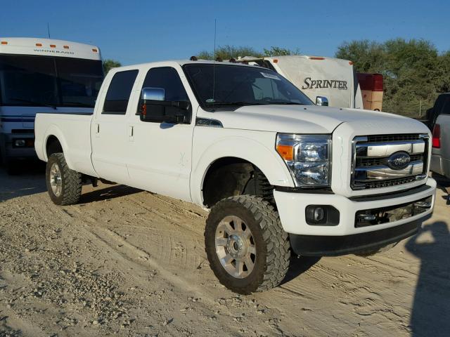 1FT8W3BT3FEB51968 - 2015 FORD F350 SUPER WHITE photo 1