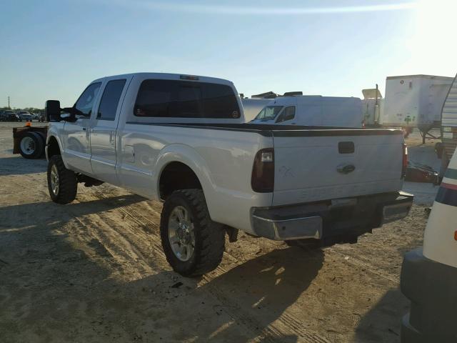 1FT8W3BT3FEB51968 - 2015 FORD F350 SUPER WHITE photo 3