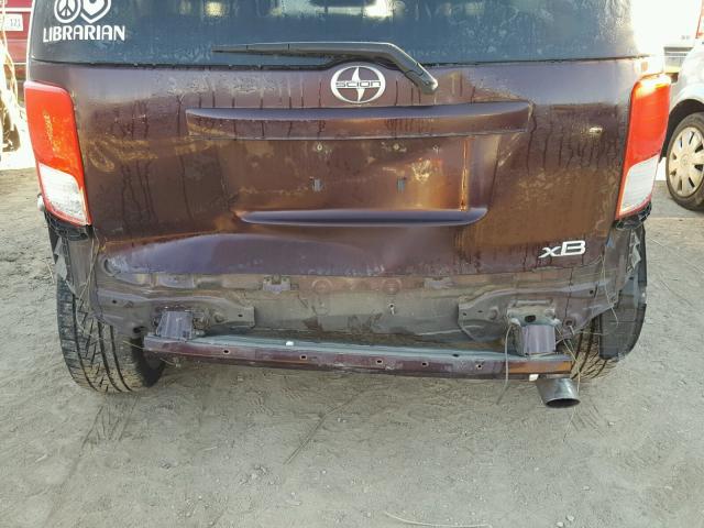 JTLZE4FE6DJ034872 - 2013 TOYOTA SCION XB PURPLE photo 9