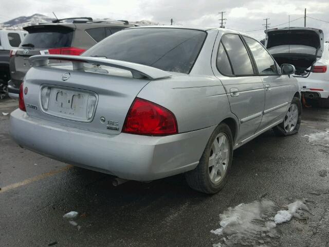 3N1CB51D36L577643 - 2006 NISSAN SENTRA 1.8 SILVER photo 4