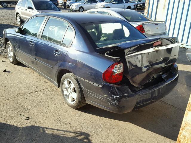 1G1ZT52865F327661 - 2005 CHEVROLET MALIBU LS BLUE photo 3