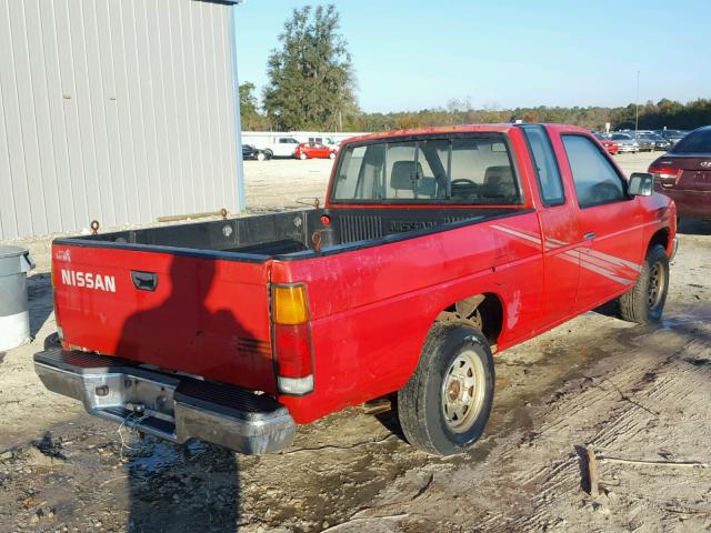 1N6SD16S1PC359973 - 1993 NISSAN TRUCK KING RED photo 4