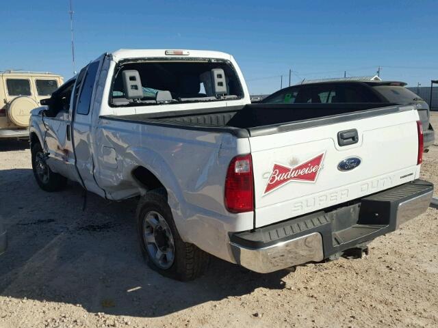 1FT7X2A6XEEA92382 - 2014 FORD F250 SUPER WHITE photo 3