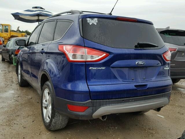 1FMCU0GX2DUB56510 - 2013 FORD ESCAPE SE BLUE photo 3