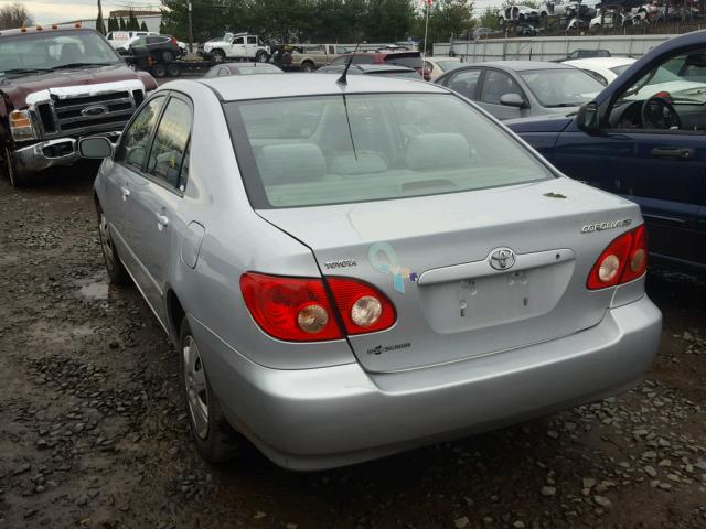 2T1BR32E55C428877 - 2005 TOYOTA COROLLA CE GRAY photo 3