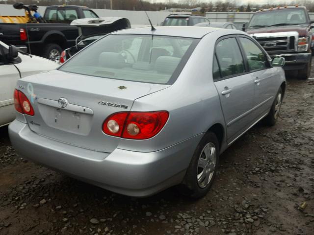 2T1BR32E55C428877 - 2005 TOYOTA COROLLA CE GRAY photo 4