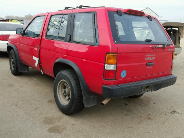 JN8HD17Y7SW041531 - 1995 NISSAN PATHFINDER RED photo 3