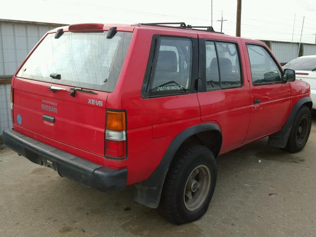 JN8HD17Y7SW041531 - 1995 NISSAN PATHFINDER RED photo 4