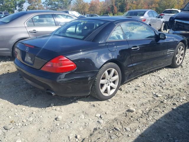 WDBSK75F03F043469 - 2003 MERCEDES-BENZ SL 500R BLACK photo 4