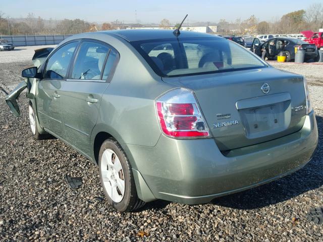 3N1AB61E87L713093 - 2007 NISSAN SENTRA 2.0 GREEN photo 3