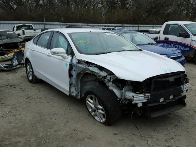 3FA6P0H76ER132989 - 2014 FORD FUSION SE WHITE photo 1