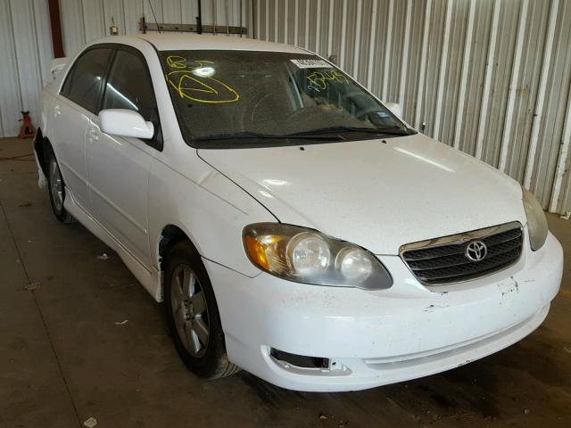 1NXBR32E36Z725243 - 2006 TOYOTA COROLLA WHITE photo 1