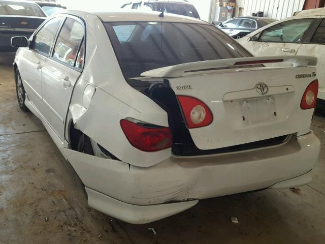 1NXBR32E36Z725243 - 2006 TOYOTA COROLLA WHITE photo 3