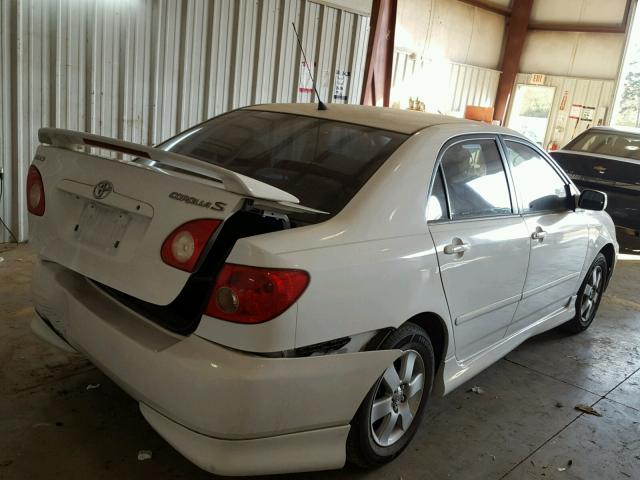 1NXBR32E36Z725243 - 2006 TOYOTA COROLLA WHITE photo 4