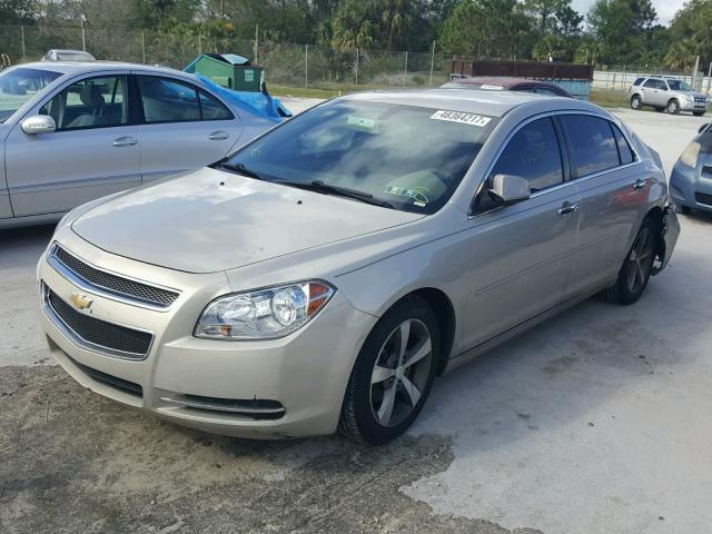 1G1ZC5E00CF185424 - 2012 CHEVROLET MALIBU 1LT TAN photo 2