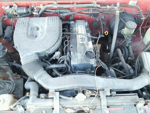 1N6SD16SXPC348311 - 1993 NISSAN TRUCK KING RED photo 7