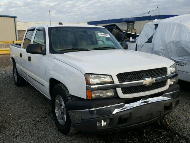 2GCEC13T351231172 - 2005 CHEVROLET SILVERADO WHITE photo 1