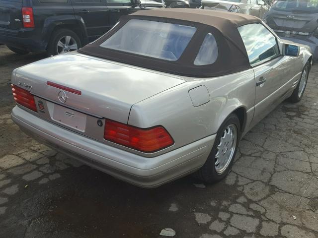 WDBFA63F0TF130807 - 1996 MERCEDES-BENZ SL 320 CREAM photo 4