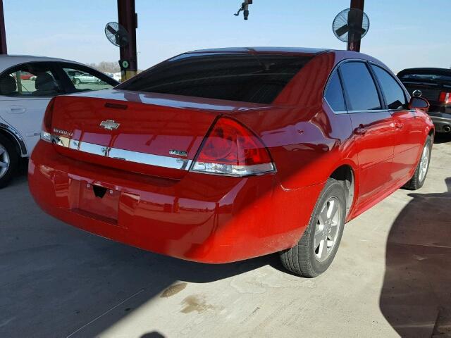 2G1WG5EK7B1110508 - 2011 CHEVROLET IMPALA LT RED photo 4