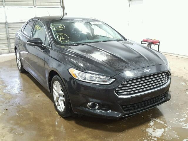 3FA6P0HR6DR103525 - 2013 FORD FUSION SE BLACK photo 1