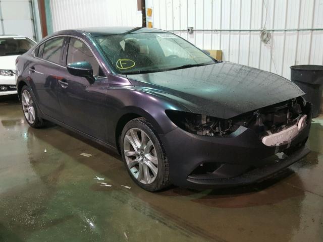 JM1GJ1V56G1452769 - 2016 MAZDA 6 TOURING GRAY photo 1