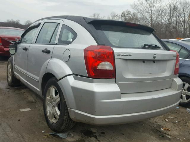 1B3HB48B37D314479 - 2007 DODGE CALIBER SX SILVER photo 3