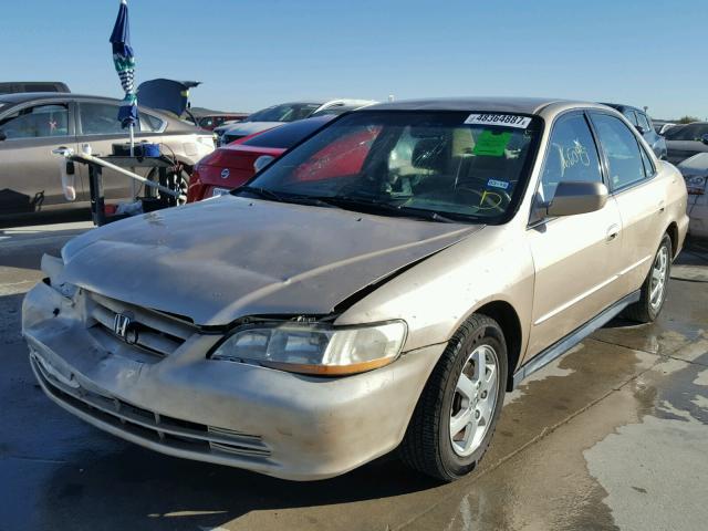 1HGCG56562A061909 - 2002 HONDA ACCORD LX GOLD photo 2