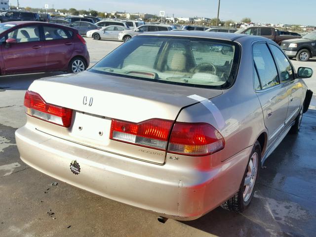 1HGCG56562A061909 - 2002 HONDA ACCORD LX GOLD photo 4