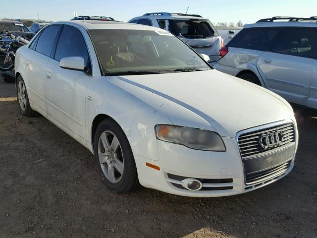 WAUAF78EX6A257128 - 2006 AUDI A4 2 WHITE photo 1