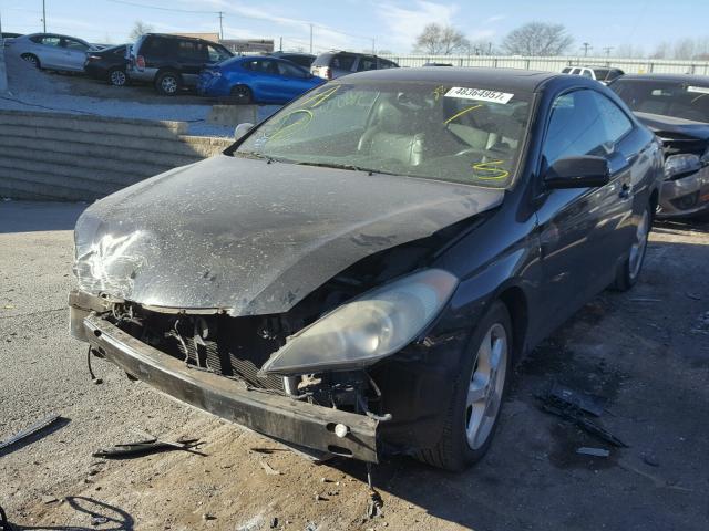 4T1CA30P85U057471 - 2005 TOYOTA CAMRY SOLA BLACK photo 2