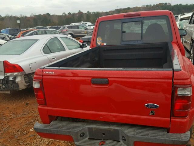 1FTYR44V13PA89594 - 2003 FORD RANGER SUP RED photo 6