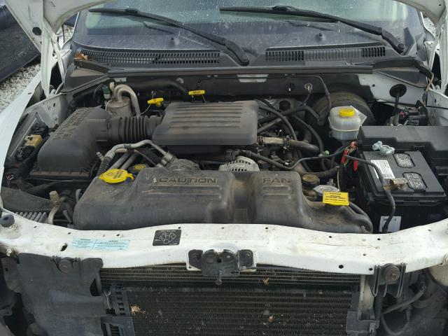 1B7HL2ANX1S250898 - 2001 DODGE DAKOTA QUA WHITE photo 7