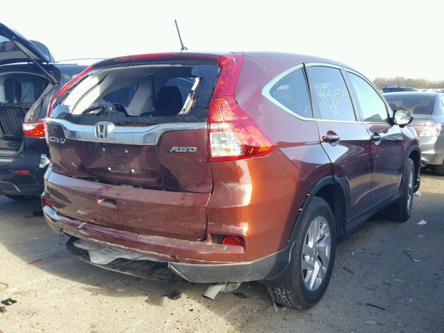 5J6RM4H59GL056007 - 2016 HONDA CR-V EX MAROON photo 4