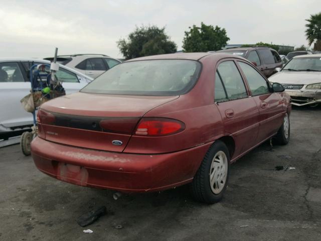 3FAFP13P52R107087 - 2002 FORD ESCORT RED photo 4