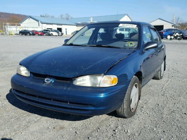 1Y1SK52841Z448060 - 2001 CHEVROLET GEO PRIZM 青色 照片 2