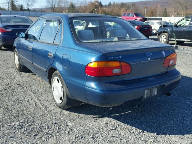 1Y1SK52841Z448060 - 2001 CHEVROLET GEO PRIZM 青色 照片 3