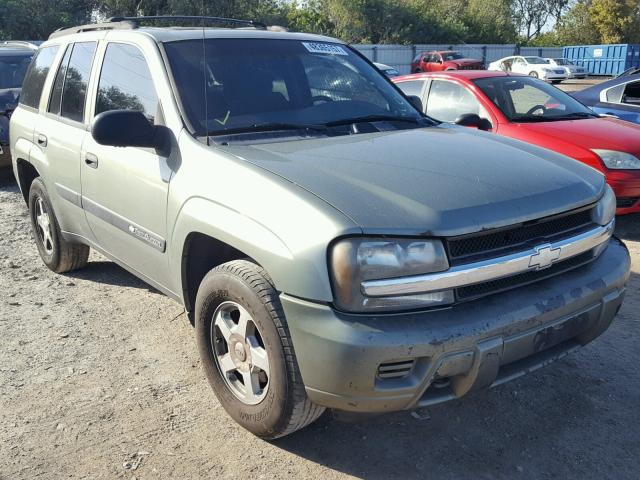 1GNDT13S432176433 - 2003 CHEVROLET TRAILBLAZE GREEN photo 1