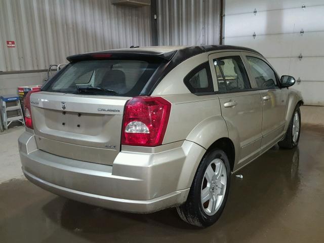 1B3HB48A79D162569 - 2009 DODGE CALIBER SX GOLD photo 4