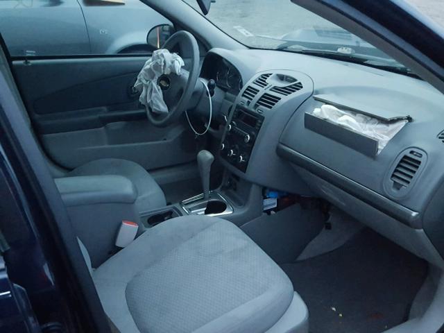 1G1ZS57F97F210427 - 2007 CHEVROLET MALIBU LS BLACK photo 5