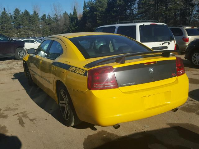 2B3LA53H96H347860 - 2006 DODGE CHARGER R/ YELLOW photo 3