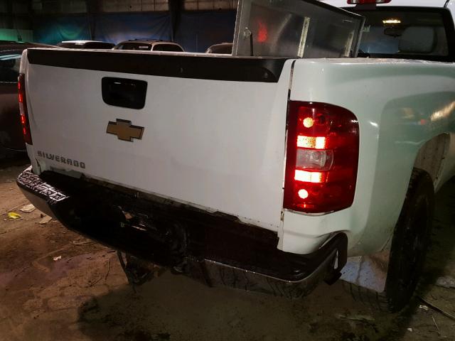 1GCEC14X09Z101090 - 2009 CHEVROLET SILVERADO WHITE photo 9