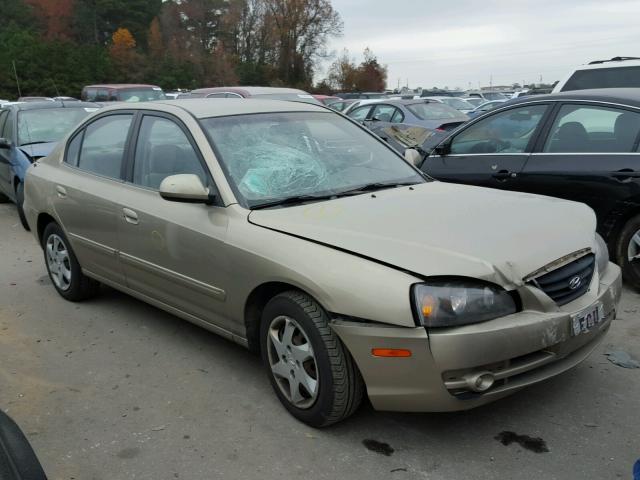 KMHDN46D46U322545 - 2006 HYUNDAI ELANTRA GL GOLD photo 1