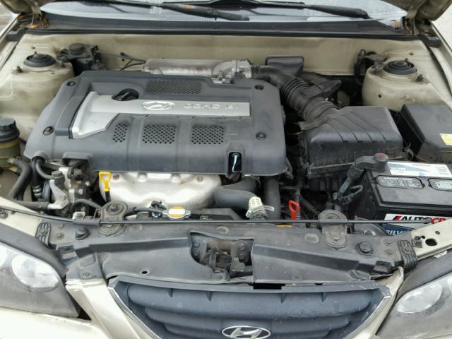 KMHDN46D46U322545 - 2006 HYUNDAI ELANTRA GL GOLD photo 7