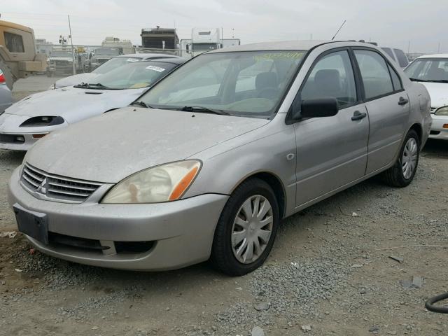 JA3AJ26E66U035707 - 2006 MITSUBISHI LANCER ES GRAY photo 2