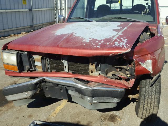 1FTCR10A9NPA97036 - 1992 FORD RANGER RED photo 9