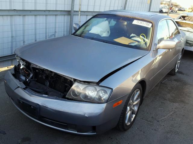 JNKAY41E13M006285 - 2003 INFINITI M45 GRAY photo 2