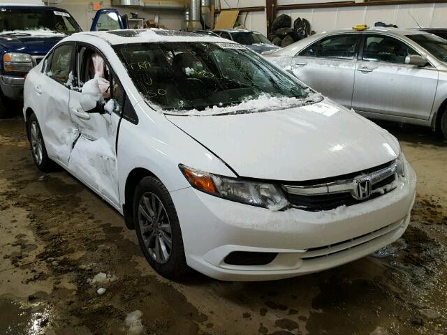2HGFB2F96CH117301 - 2012 HONDA CIVIC EXL 白色 照片 1