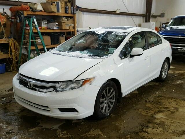 2HGFB2F96CH117301 - 2012 HONDA CIVIC EXL 白色 照片 2